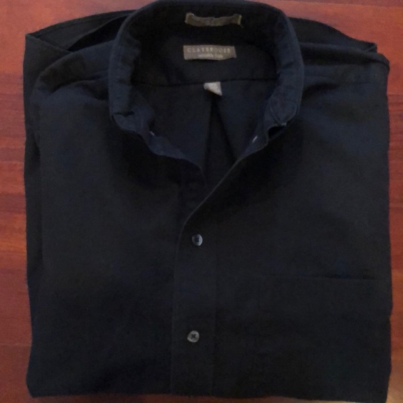 Men’s black dress shirt button down 15 1/2 in neck - Picture 5 of 5